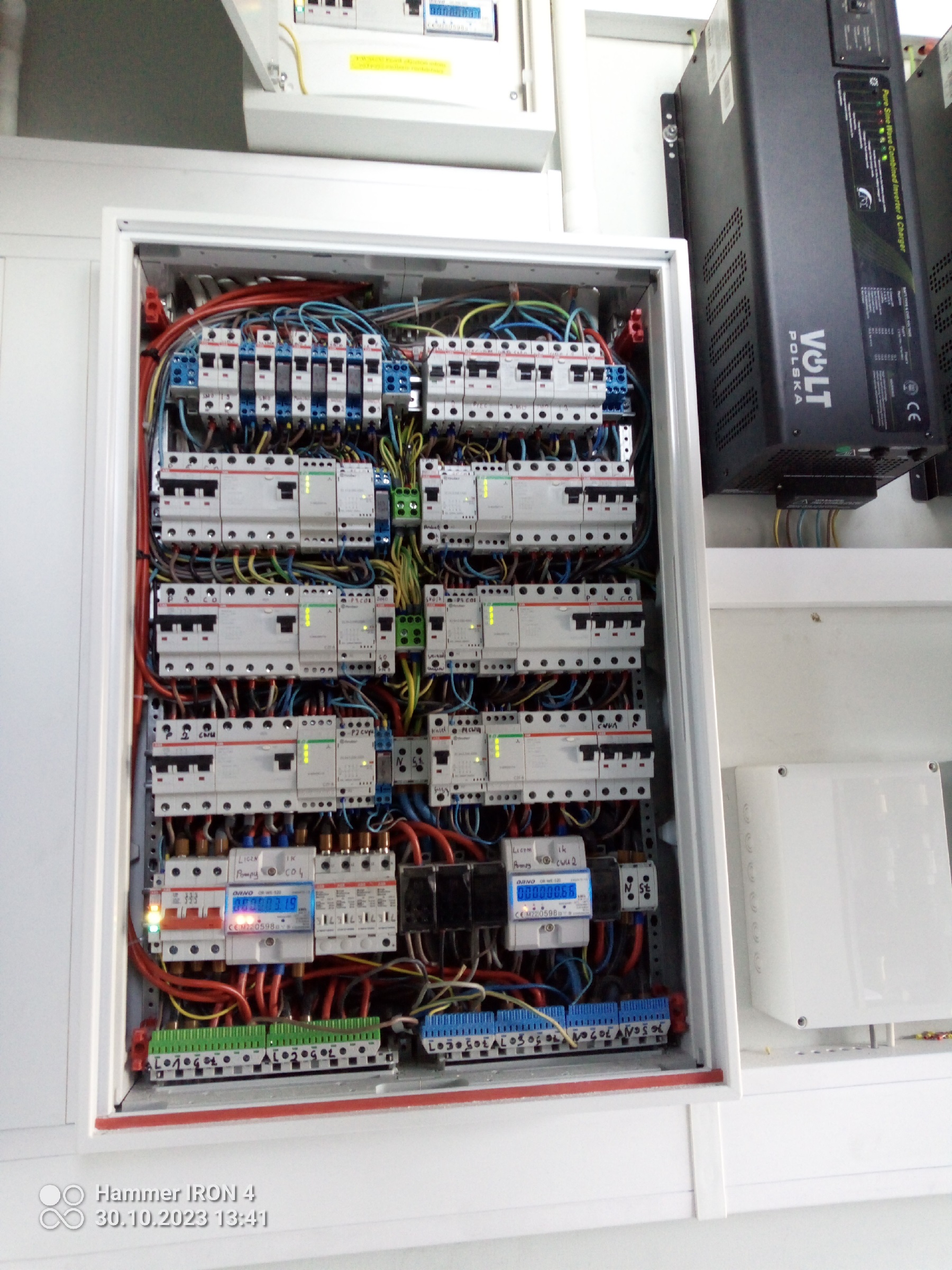 Rozdzielnica elektryczna – widok ogólny